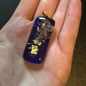 Genuine Venetian Jewelry - Murano Handblown Glass Necklace Pendant